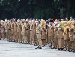 Prokes Ketat Pegawai Pemkab Purwakarta