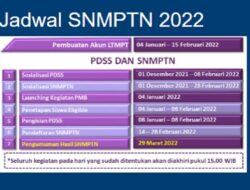 Pendaftaran SNMPTN 2022 Dibuka Hari Ini, Daftar Yuk