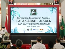 Wapres Launching Aplikasi Lapak Abah-Ojek Desa dan Santri Digital Preneur