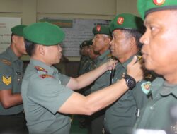 Jabatan Danramil dan Perwira Staf Jajaran Kodim 0619/Purwakarta Diserahterimakan