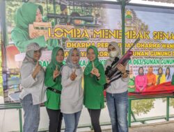 Persit KCK XXIX Kodim 0619/Purwakarta Juara Lomba Menembak Senapan HUT Korem 063/SGJ