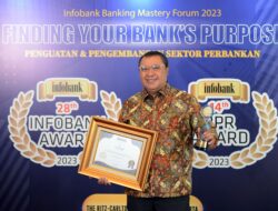 Bank bjb Raih “Diamond Throphy” Ajang 28th Infobank Banking Apreciation 2023