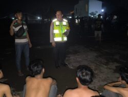 Polres Subang Amankan Puluhan Anggota Geng Motor Yang Tawuran di SPBU Kasomalang