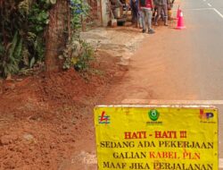 Pelaksana Pekerjaan Galian PLN di Purwakarta Utamakan K2 dan K3