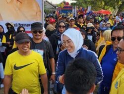 Ribuan Massa Antusias Ikuti Jalan Cantik dan Senam Bersama Ambu Anne – Budi Hermawan di Situ Cikumpay