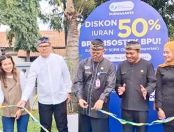 BPJS Ketenagakerjaan Purwakarta Gelar Bazar Murah Ramadan dan Edukasi Pelaku UMKM tentang Jaminan Sosial