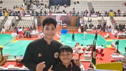 Pesilat Purwakarta Fawwaz Ghaziri El Fikri Juara Kejurnas Pencak Silat Piala Presiden 2026 di TMII Jakarta